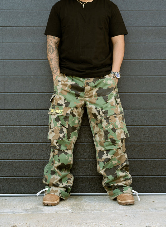 Camo Hustle Cargos