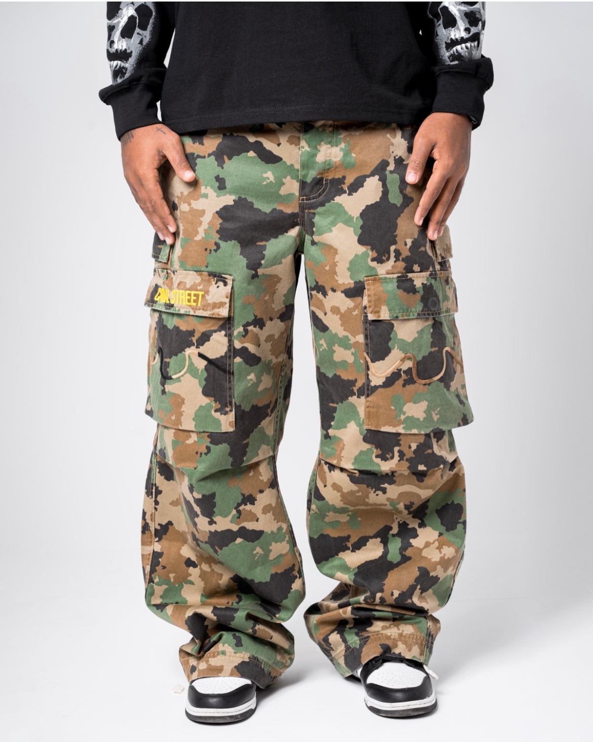 Camo Hustle Cargos