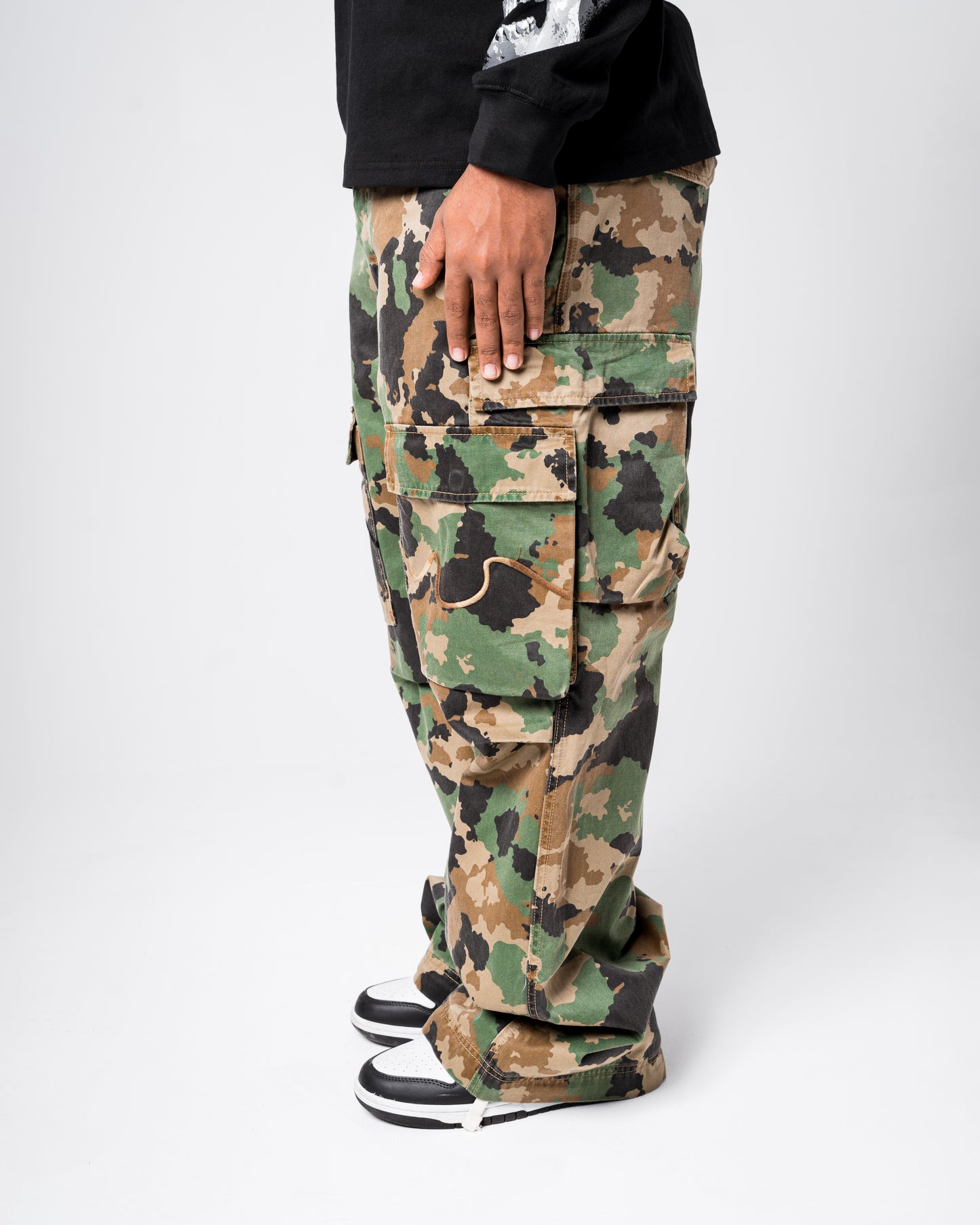 Camo Hustle Cargos